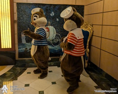 Dale in Red & White Striped Shirt in the DCL - Disney Cruise Line Outfit Dale in Red & White Striped Shirt in the DCL - Disney Cruise Line Outfit