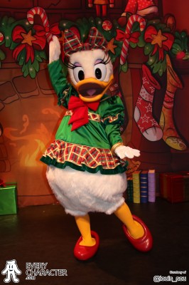 DLP - Extra Magical Christmastime Daisy Duck in the DLP - Extra Magical Christmastime Outfit