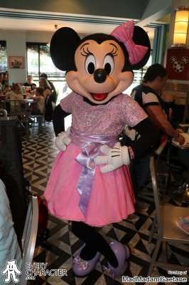 WDW - Hollywood & Vine - Minnie's Silver Screen Dine Minnie Mouse in the WDW - Hollywood & Vine - Minnie's Silver Screen Dine outfit