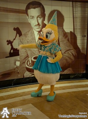 Daisy Duck in Pink Dress & Blue Bow Daisy Duck in Pink Dress & Blue Bow