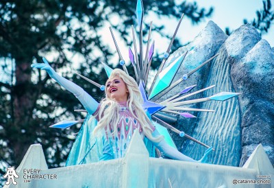 Elsa in the DLP - Frozen 2: An Enchanted Journey Outfit