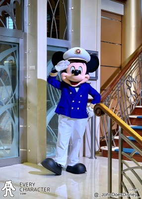 Mickey Mouse in the Disney Cruise Line Outfit Mickey Mouse in the Disney Cruise Line Outfit