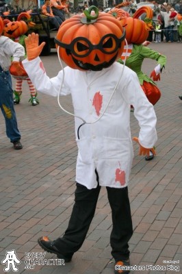 Pumpkin Doc Disney park character Pumpkin Doc
